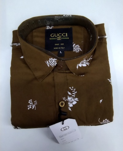 Casual GUCCI brown colour shirt