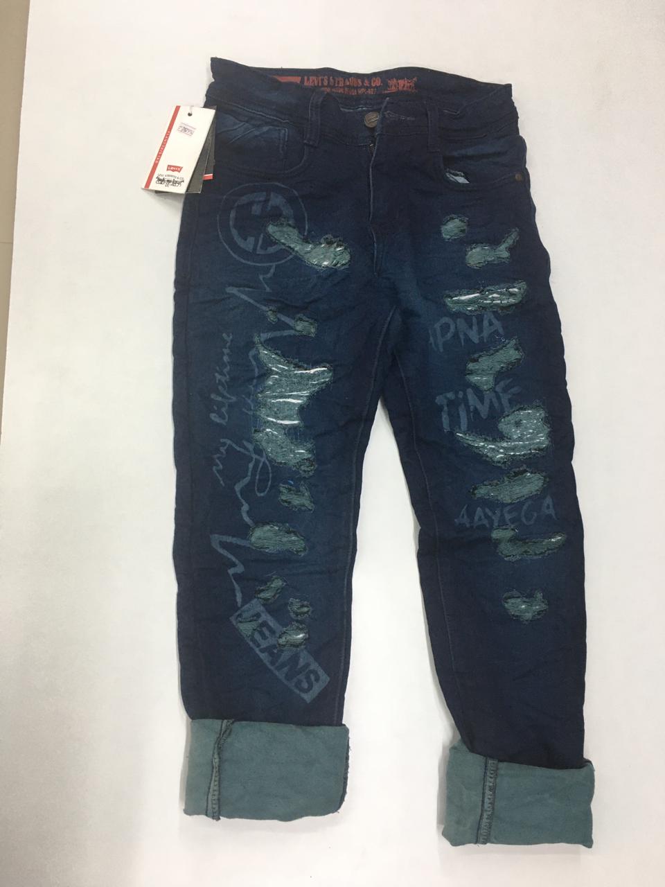 LEVI'S SCRATCH MEN'S JEAN LIGHT GREEN COLOUR