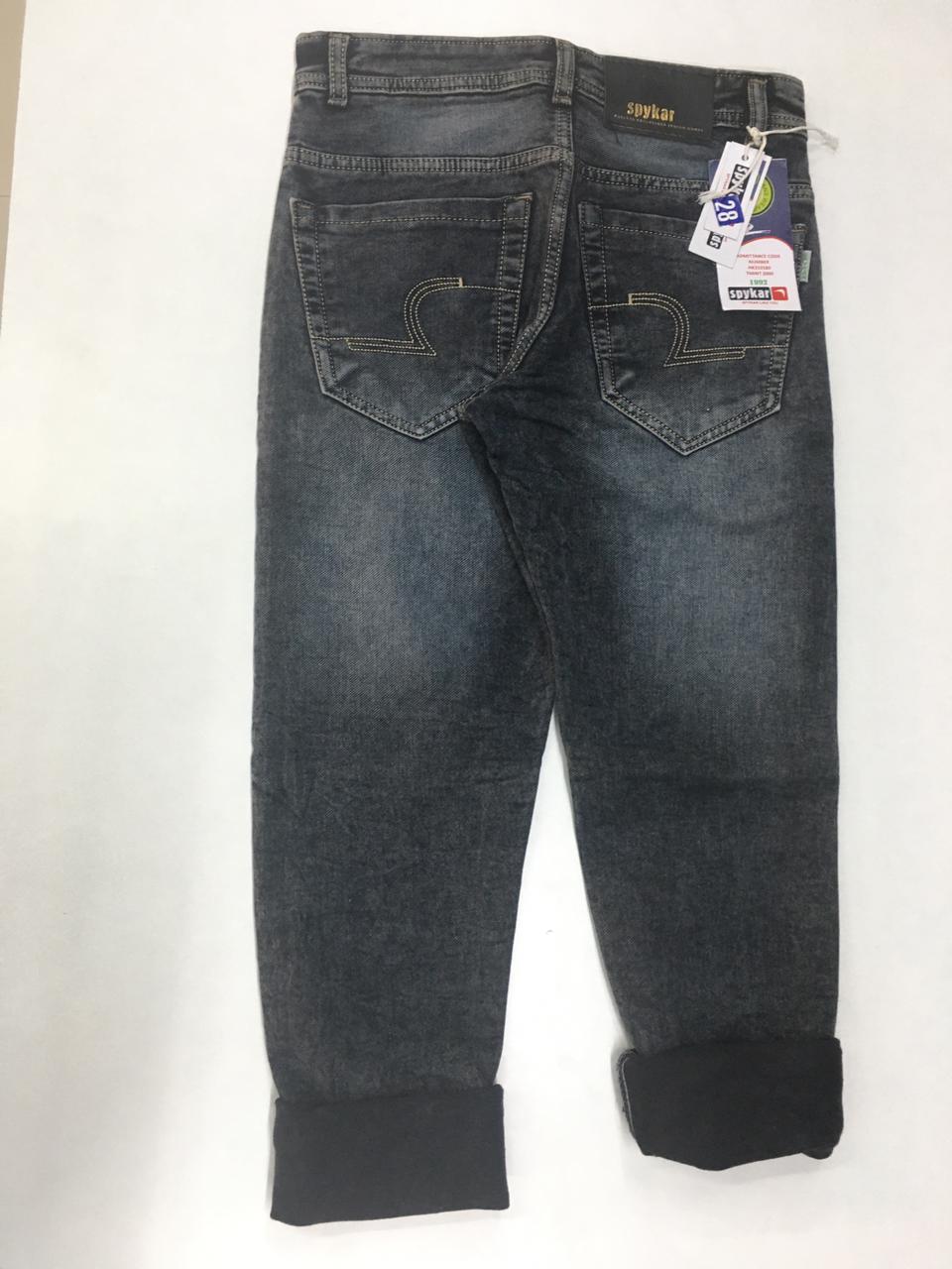 SPYKAR SIMPLE SCRATCH MEN'S JEAN LIGHT BLACK COLOUR