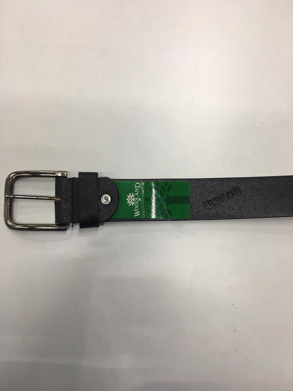 WOOD LAND LEATHER BELT FOR GENTS