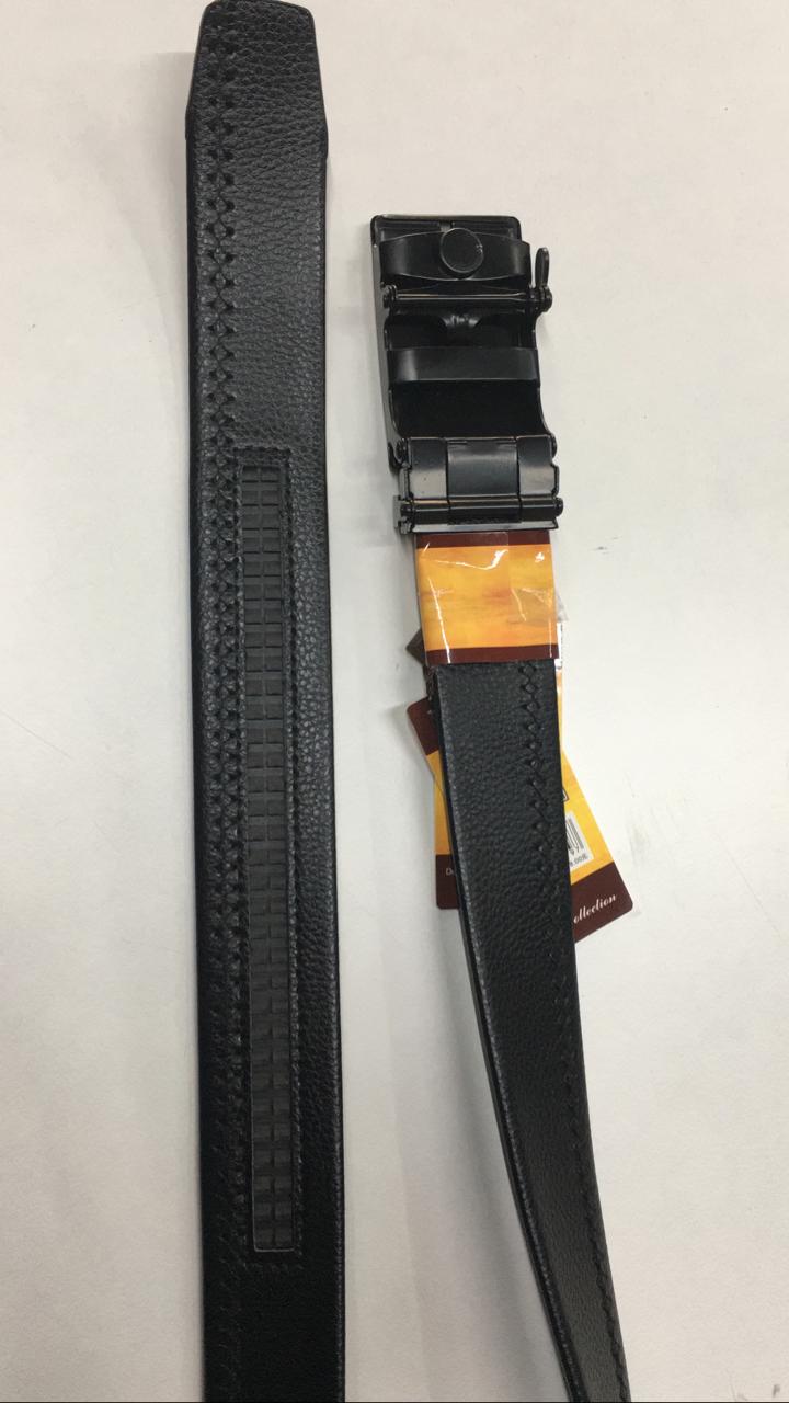 BRAND CLASSIC LEATHER BELT FOR GENTS BLACK COLOUR