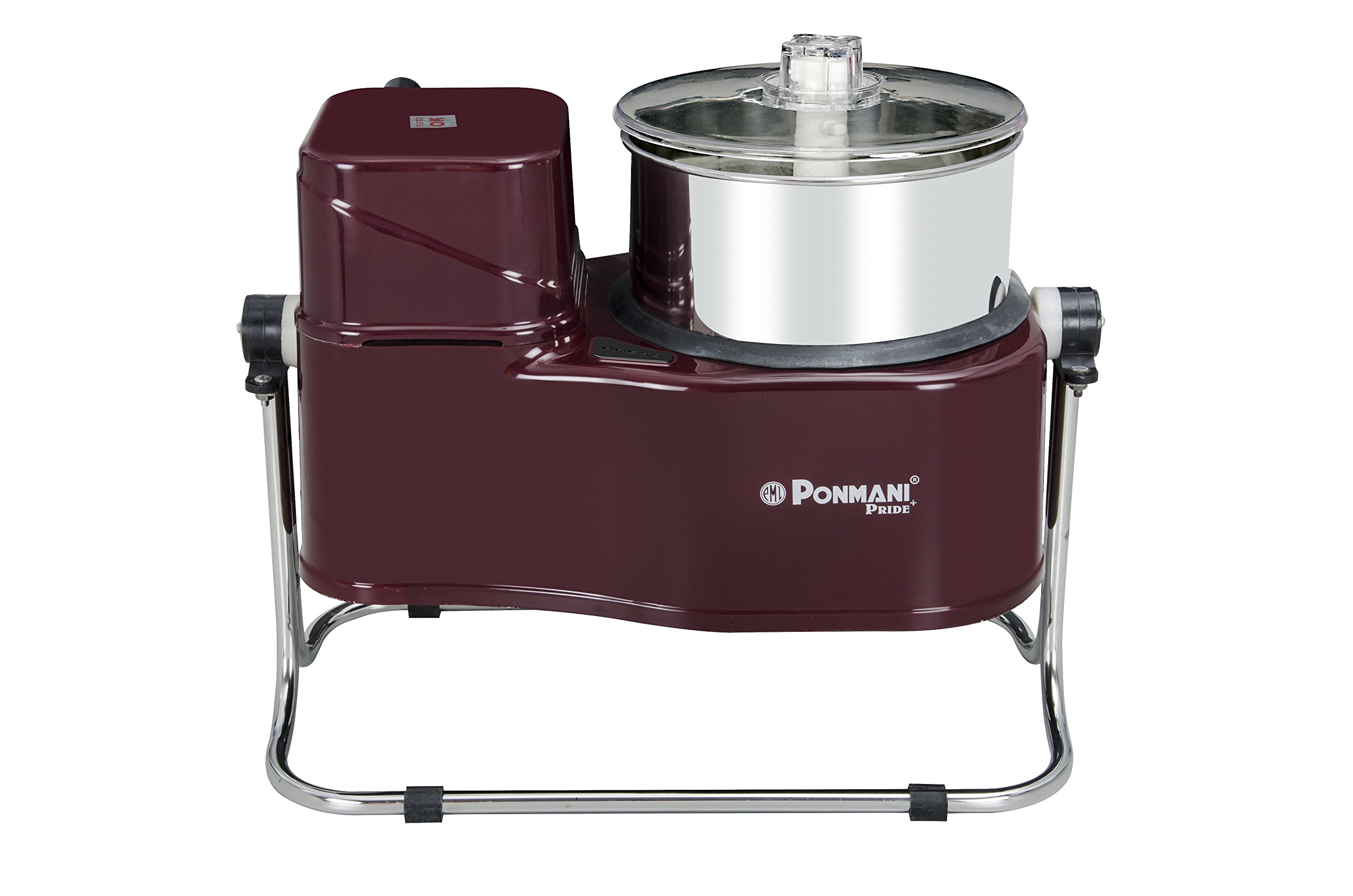 Ponmani Pride Plus Wet Grinder (Maroon)