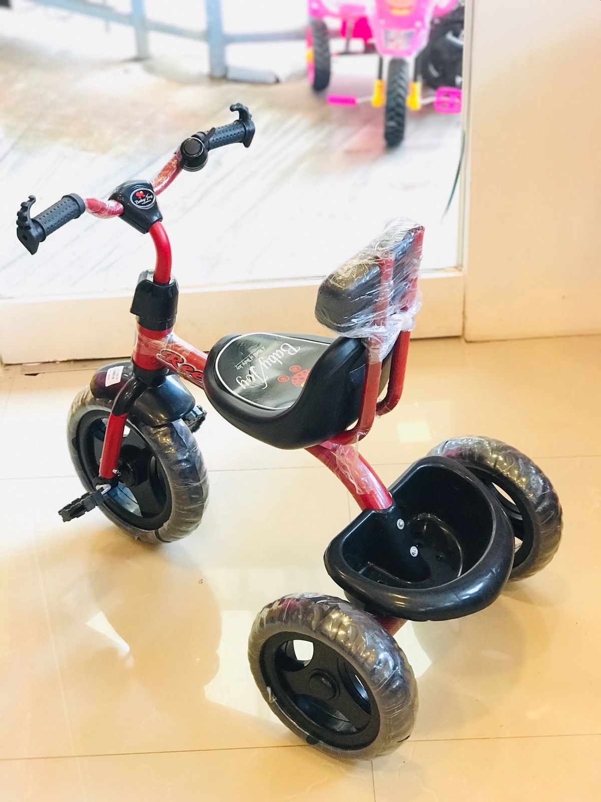 BABY JOY REECO KIDS TRICYCLE RED COLOUR
