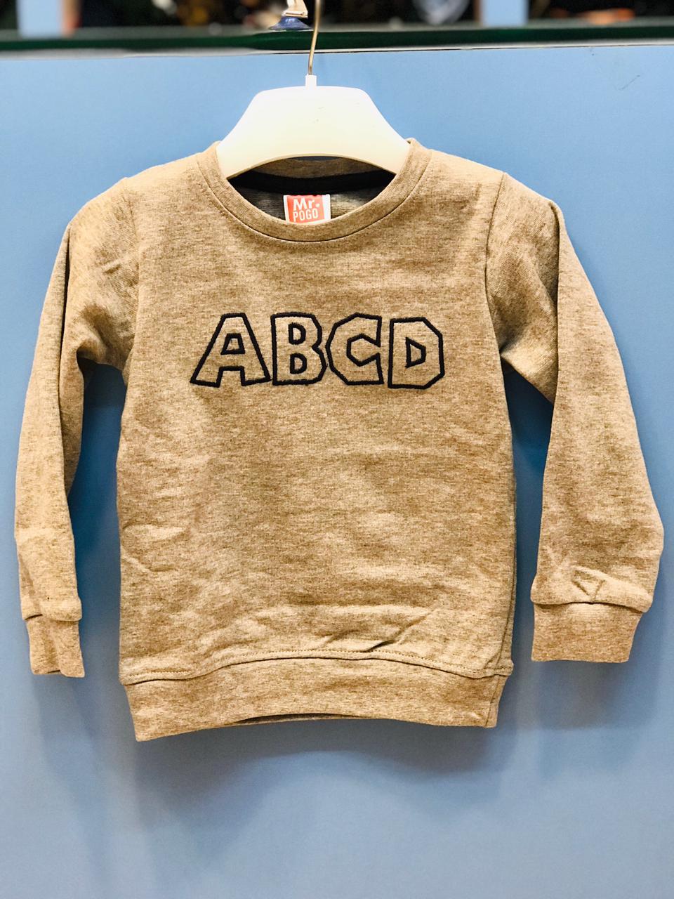 Mr.POGO LIGHT BROWN COLOUR FULL SLEEVE T-SHIRT FOR KIDS