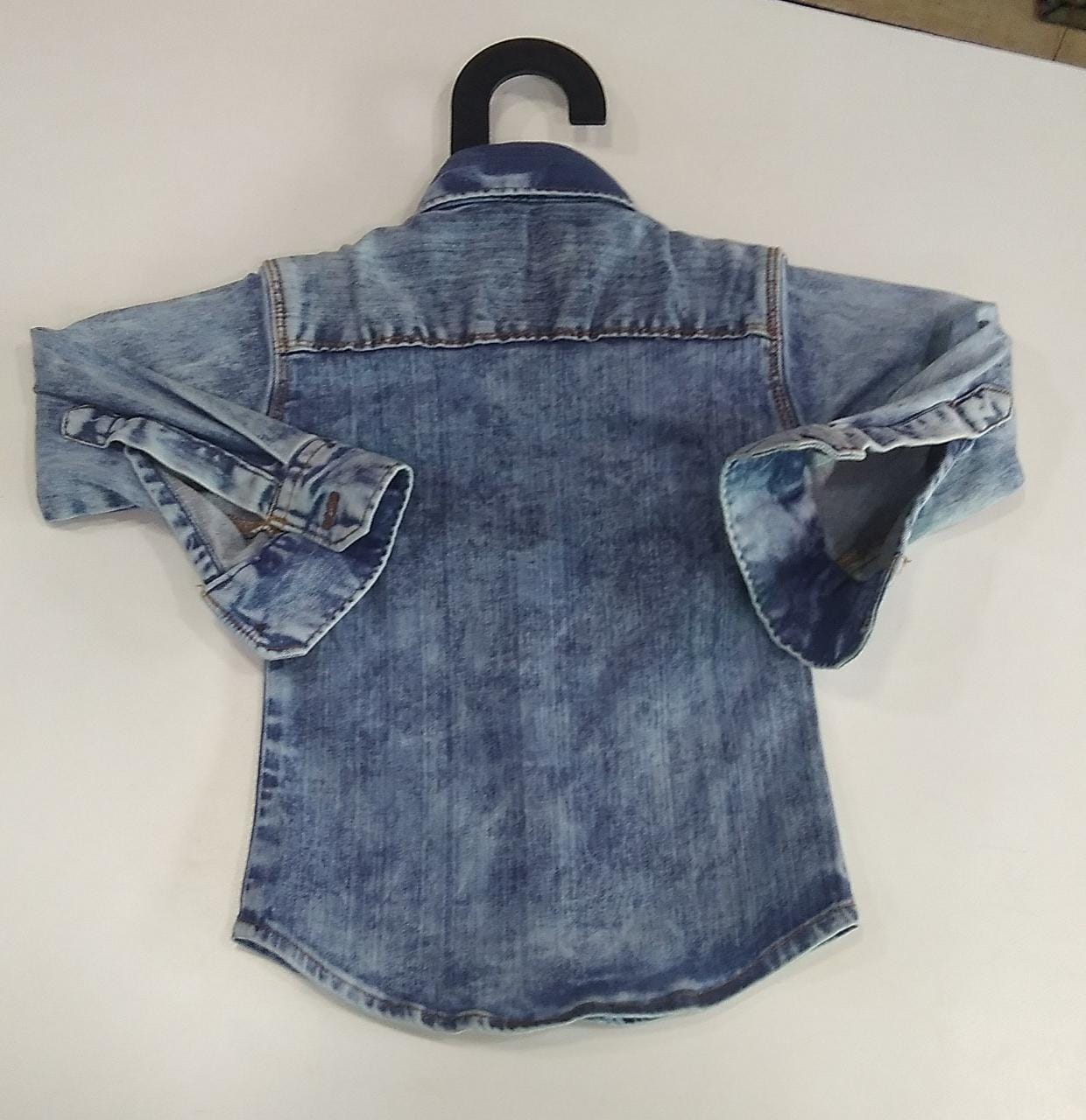 F pocket junior denim shirt 