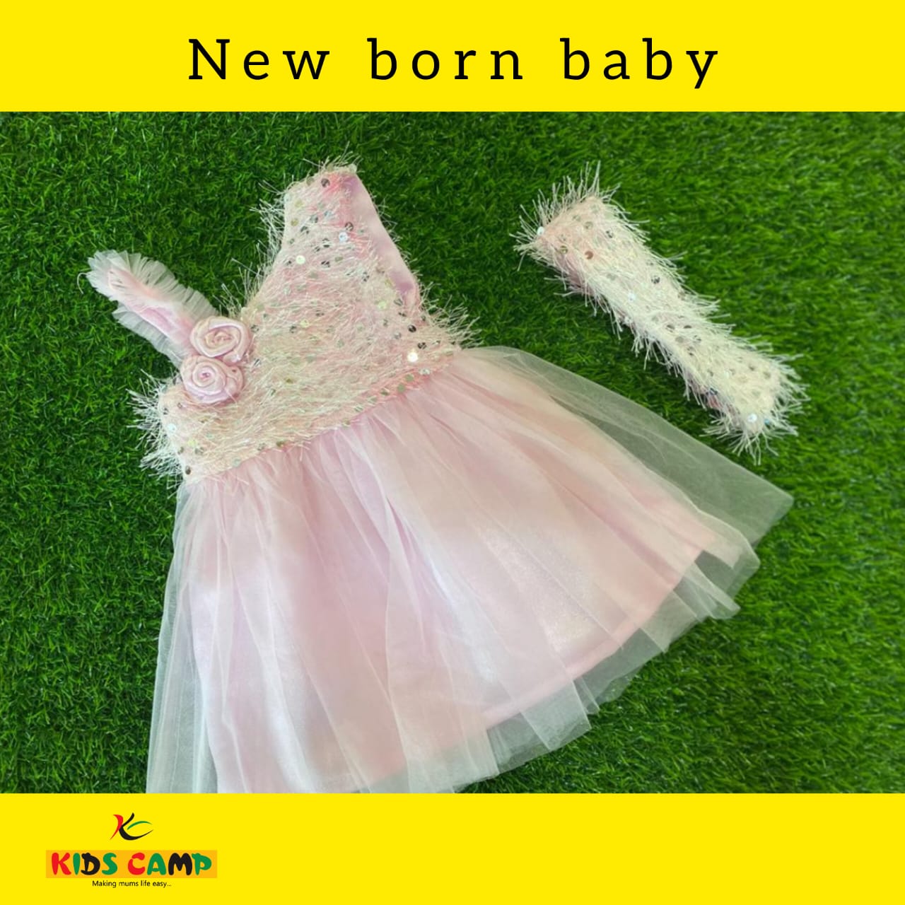 Kids Camp New Born Baby Dress