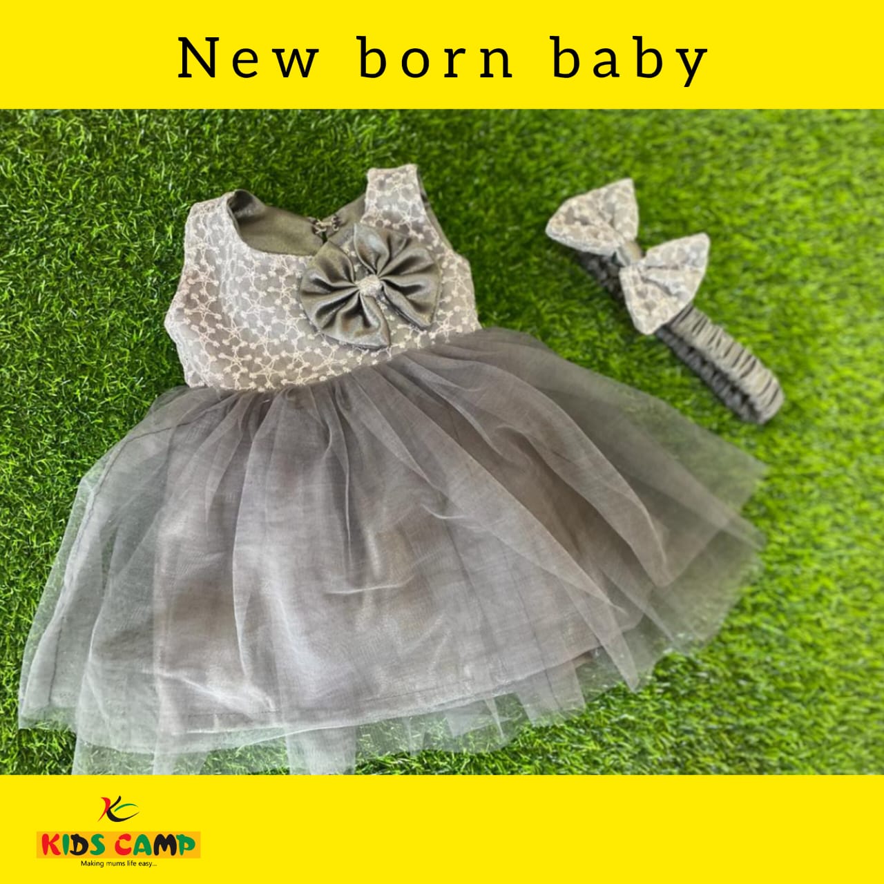 Kids Camp New Born Baby Dress
