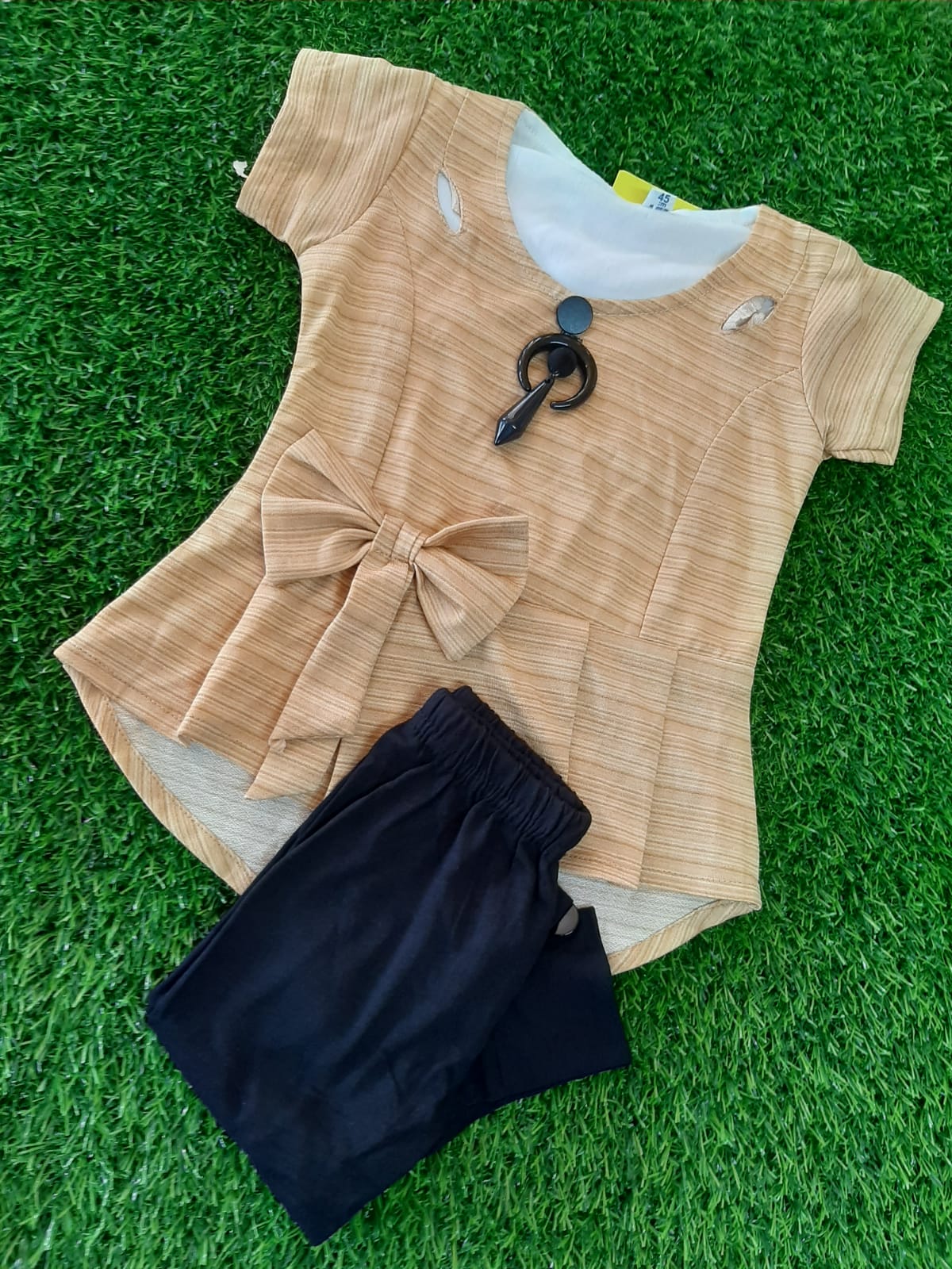 KIDS CAMP LEGGING AND TOP CHICKU COLOUR TOP BLUE PANT FOR KIDS