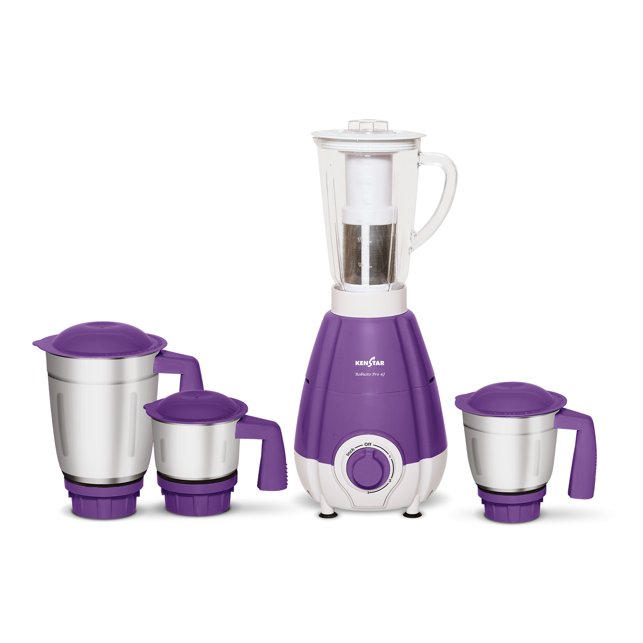 Kenstar Robusto Pro Mixer Grinder 775 W, 4 Jar