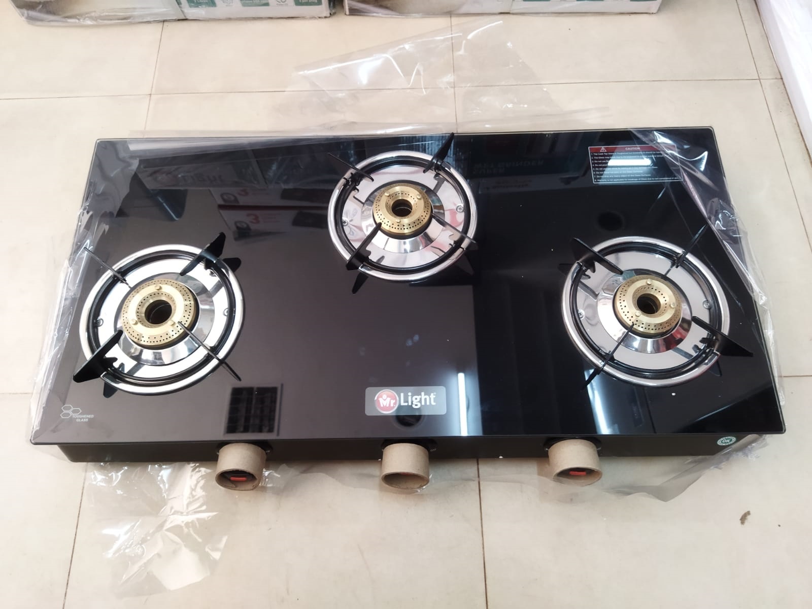 Mr. Light 3 Buner Glass Cooktop