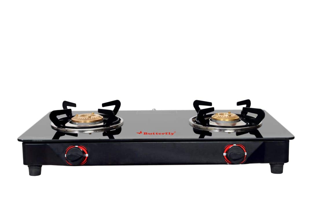 BUTTERFLY GLASS TOP LPG STOVE 